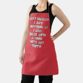 Tablier Bouteille Ouverture Dents Apron (Insitu)