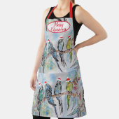 Tablier Boutique Budgie Budgies Oiseaux Noël (Insitu)