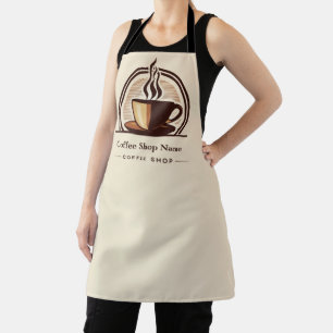 Tablier Boutique de café minimal moderne