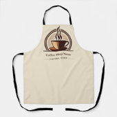 Tablier Boutique de café minimal moderne (Recto)