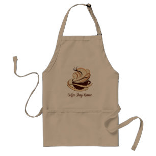 Tablier Boutique de café minimal moderne