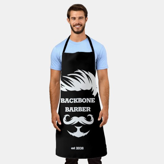 Tablier Boutique de coiffure sur mesure (Porté)