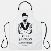 Tablier Boutique en coiffure personnalisée (Recto)