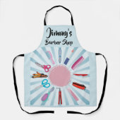 Tablier Boutique en coiffure personnalisée (Recto)