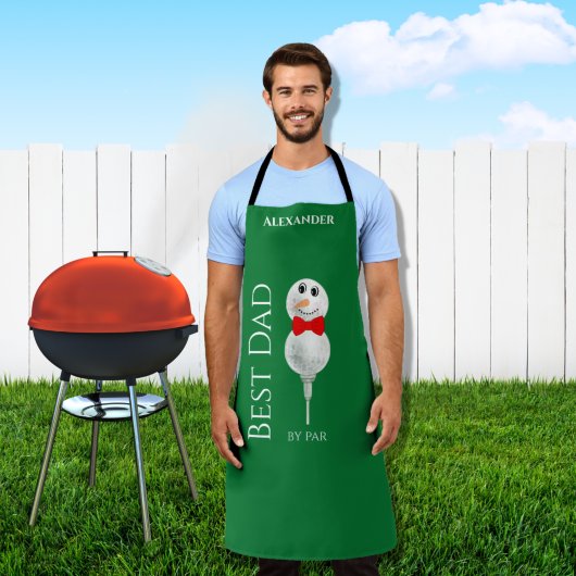 Tablier Boutons de bisons noirs noirs de Snowman personnal