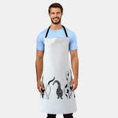 Tablier Boutons de chat (Porté)