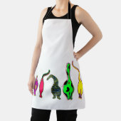 Tablier Boutons de chat colorés (Insitu)