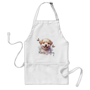Tablier Boutons De Chiot Mignons Gardez Le Sourire Sur Le