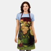 Tablier Bowl avec Peonies et Roses par Vincent van Gogh (Porté)