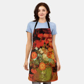 Tablier Bowl avec Zinnias par Vincent van Gogh (Porté)
