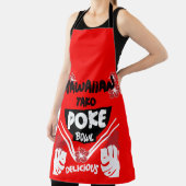 Tablier Bowl de Poke Hawaïen Tako Poke (Insitu)