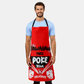 Tablier Bowl de Poke Hawaïen Tako Poke (Porté)