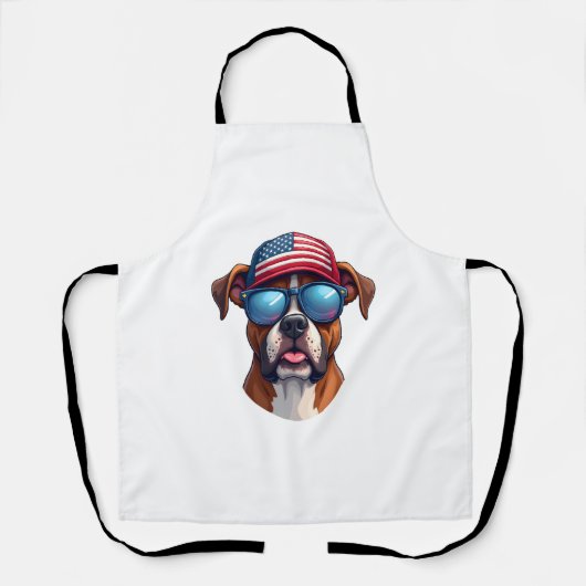 Tablier Boxer 4 juillet (Recto)