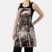 Tablier Boxer Chien équitation Moto Noël (Insitu)