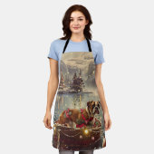 Tablier Boxer Christmas Festive Voyage (Porté)