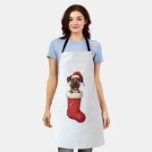 Tablier Boxer Christmas Stocking chien (Porté)