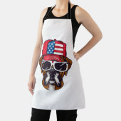 Tablier Boxer Dog USA (Insitu)