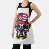 Tablier Boxer Dog USA (Insitu)