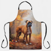 Tablier Boxer en automne Feuilles automne Inspire (Recto)
