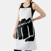 Tablier Boxing, je ne suis pas ici pour parler (Insitu)