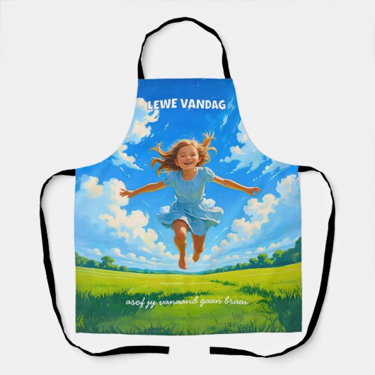 Tablier BRAAI Meme Afrikaans Saffa Expat Afrikaanse Humor (Recto)