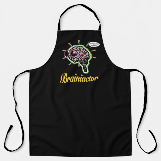 Tablier Brainiacteur Black BG (Recto)