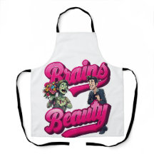 Brains & Beauté - Design Humour Zombie