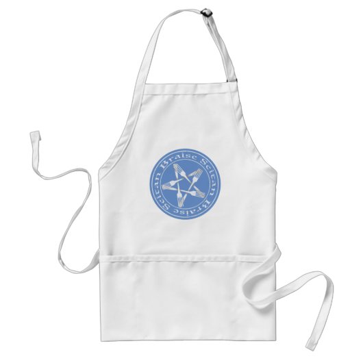 Tablier Braise Seitan Vegan Pentagram (light version) (Devant)