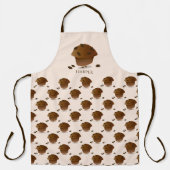 Tablier Bran Muffin Tan Brown Nom du personnage de dessin  (Recto)