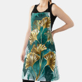 Tablier Branche avec Feuilles d'or Ginko Biloba (Insitu)