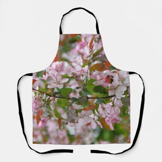 Tablier Branche délicate avec fleurs pommier (Recto)