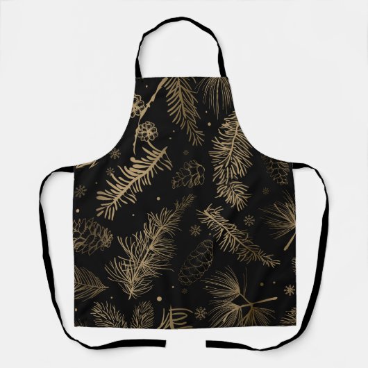 Tablier Branches et pin 2 (Recto)