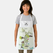 Tablier Brantham Carte Apron pour enfants (Insitu)