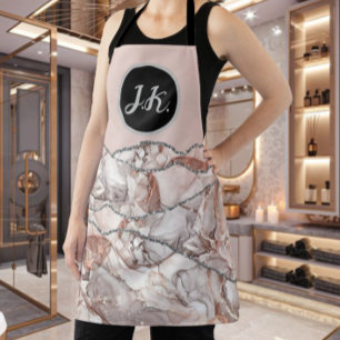 Tablier Bras d'agneau professionnel en marbre rose