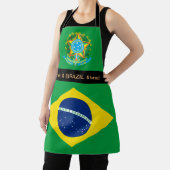 Tablier Brésil Cuisine, cuisine brésilienne Chefs Drapeau (Insitu)