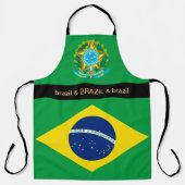 Tablier Brésil Drapeau Apron, Brésil Cuisine des chefs (Recto)
