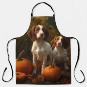 Tablier Bretagne Espagnol Chiot Espagnol Automne Délice Ci (Recto)