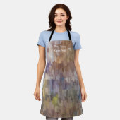 Tablier Brick Abstrait Hiver Automne Apron (Porté)
