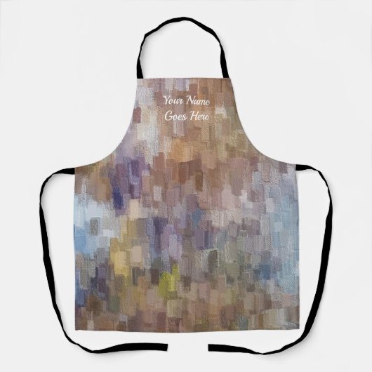 Tablier Brick Abstrait Hiver Automne Apron (Recto)