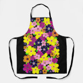 Tablier Bright Abstrait Flower Art (Recto)