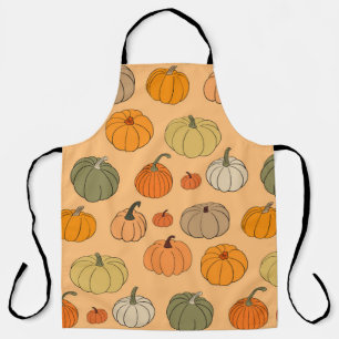 Tablier Bright automne vintage sans couture motif arrière