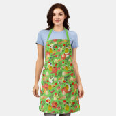 Tablier Bright, belle salade ingrédients vert (Porté)