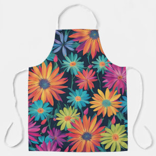 Tablier Bright Colorful Daisers