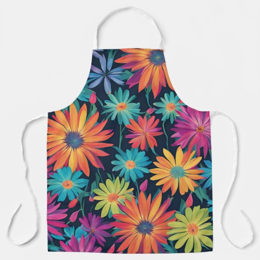Tablier Bright Colorful Daisers (Recto)