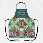 Tablier Bright Tropics personnalisable (Recto)