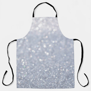Tablier brillant d'argent parties scintillant abstrait arr