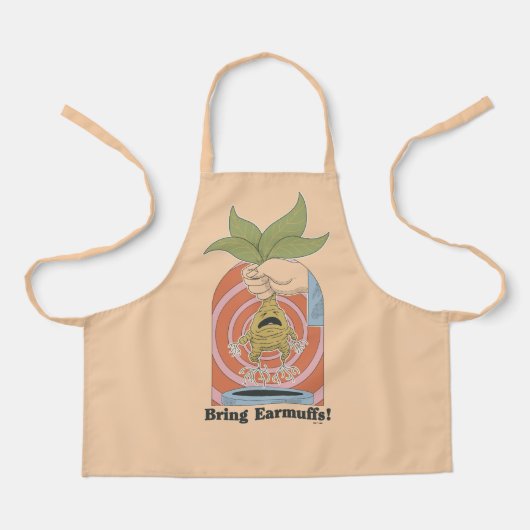 Tablier "Bring Earmuffs!" Screaming Mandrake Graphic (Recto)