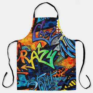 Tablier Briques de graffitis : Abstrait urbain