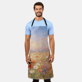Tablier Brise Florale - Style de peinture pastel (Porté)