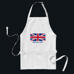 Tablier britannique de chef de chef de papa<br><div class="desc">Voici un tablier que n'importe quel chef britannique aimerait avoir. Si ce soit un barbecue, un dîner de famille, ou une réunion formelle, votre tablier britannique de chef sera un coup et vous gardera pour nettoyer aussi ! Le tablier peut être customisé : tailles, couleurs, styles, texte, etc. Pour plutôt...</div>